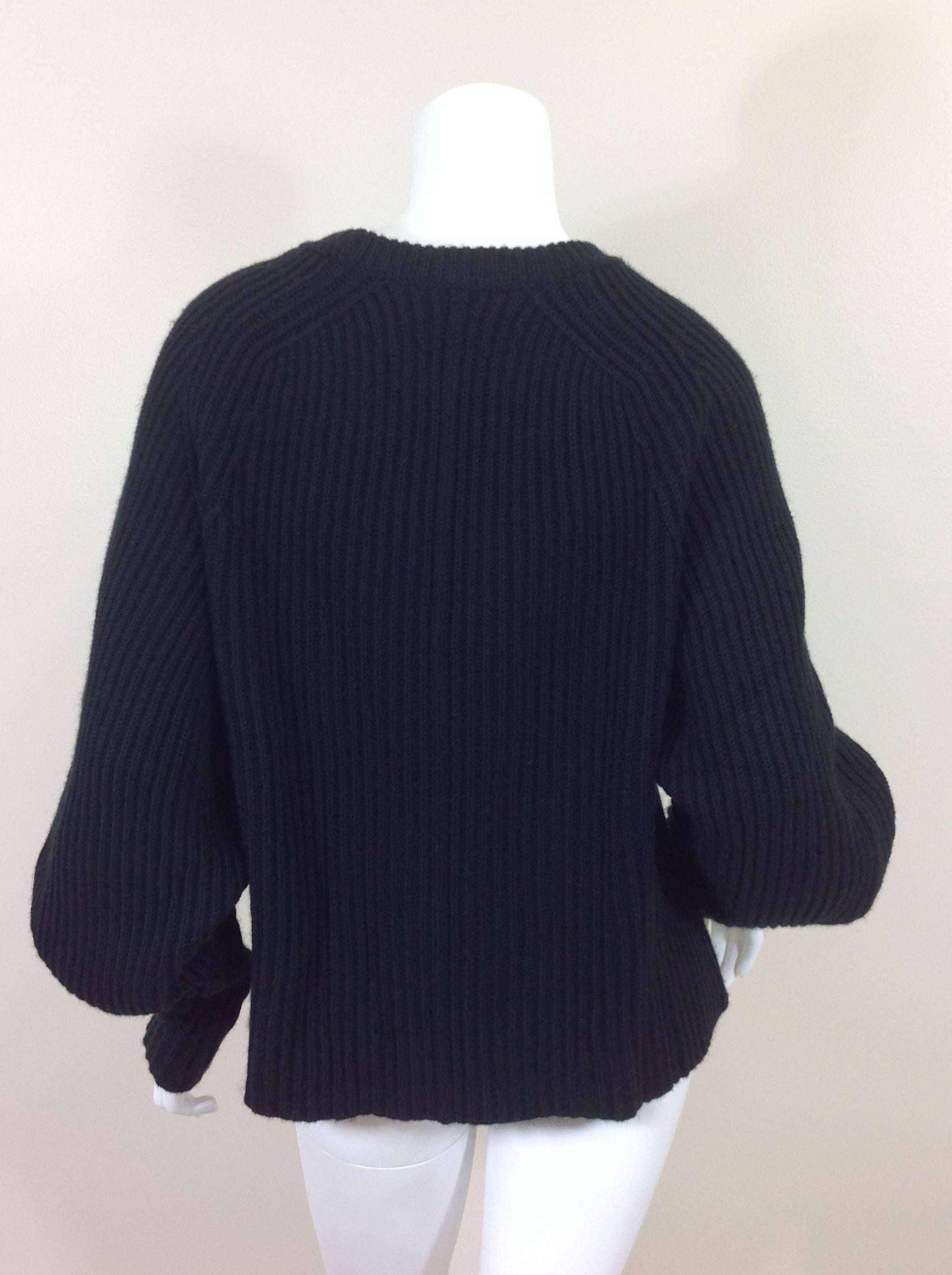 The Row cashmere blend ribbed sweater      Size S In Excellent Condition In Palm Beach, FL