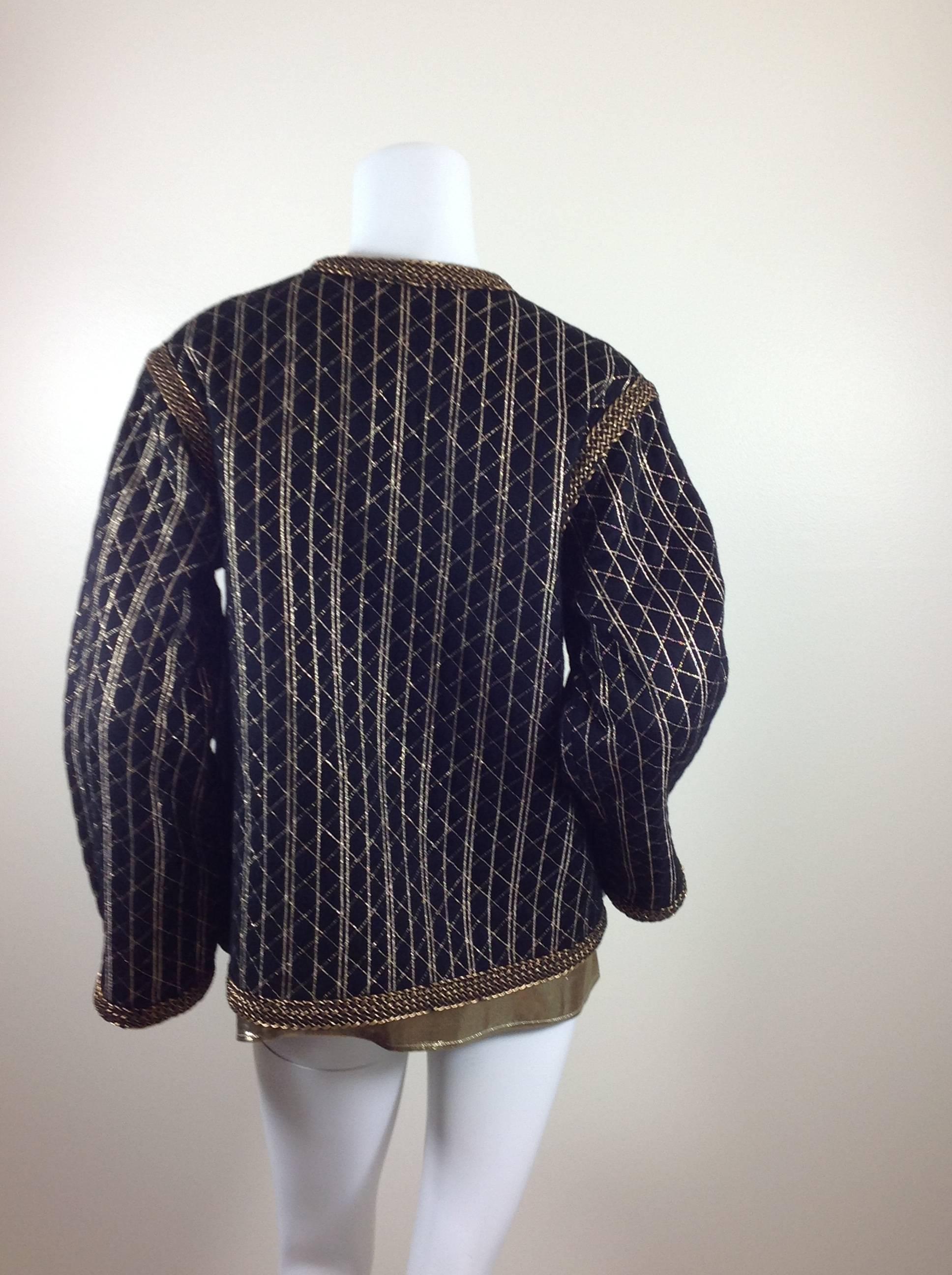 Saint Laurent jacket & blouse Russian Collection In Excellent Condition For Sale In Palm Beach, FL