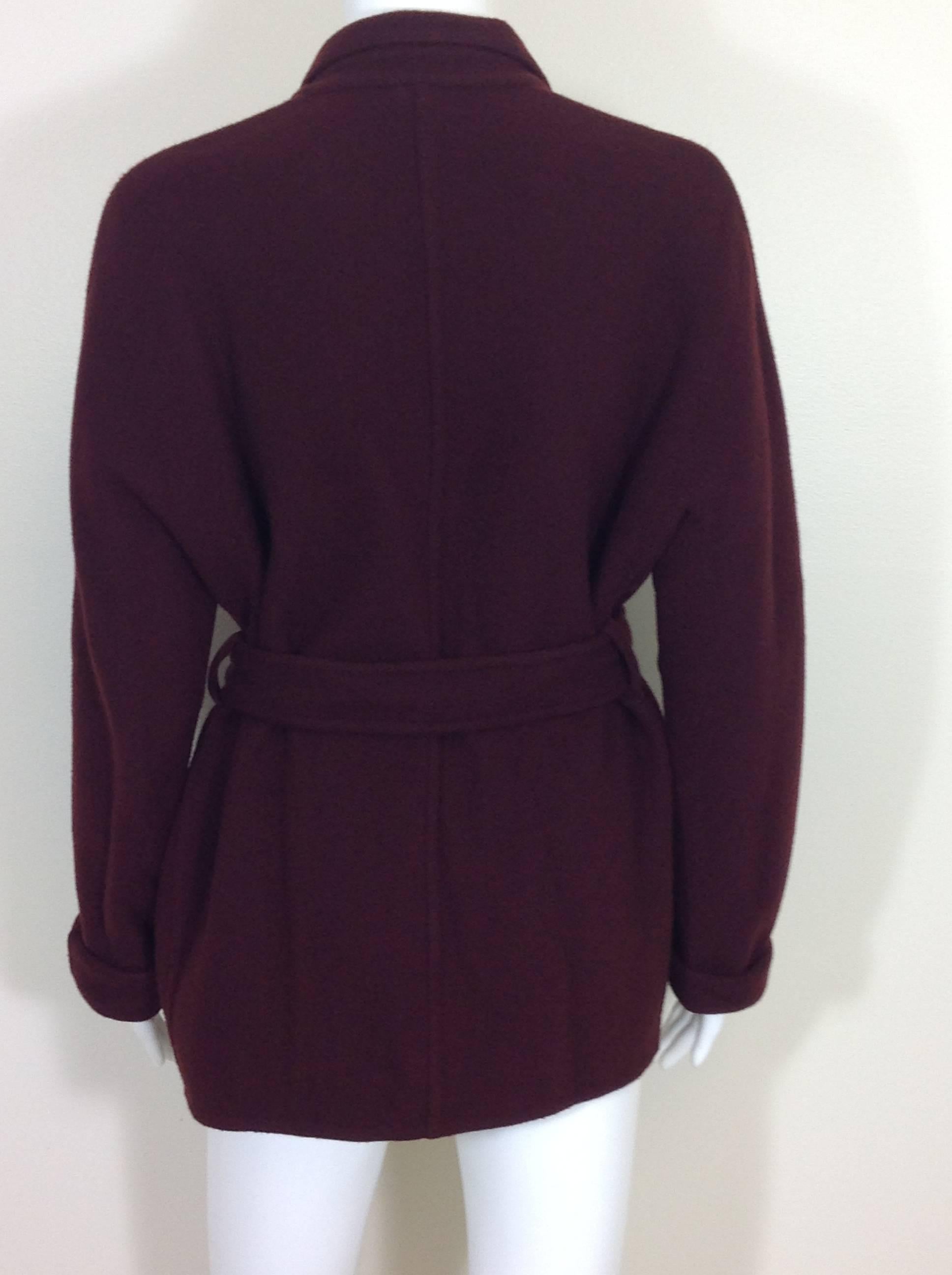 Cashmere Celine by Phoebe Philo wrap jacket     size 38 In Excellent Condition In Palm Beach, FL