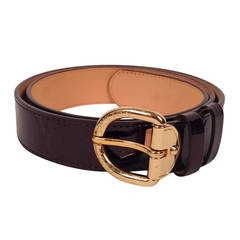 Louis Vuitton Amarante Vernis Monogram Belt 9