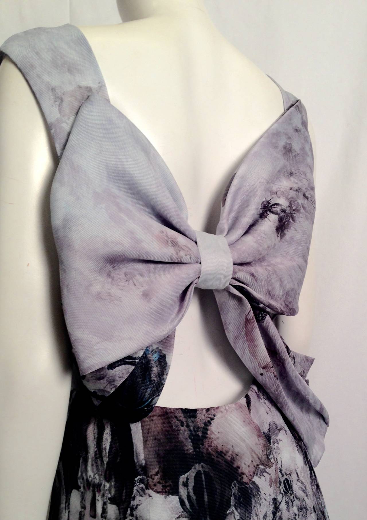 Women's Valentino Abstract Screen Print Sleeveless Dress