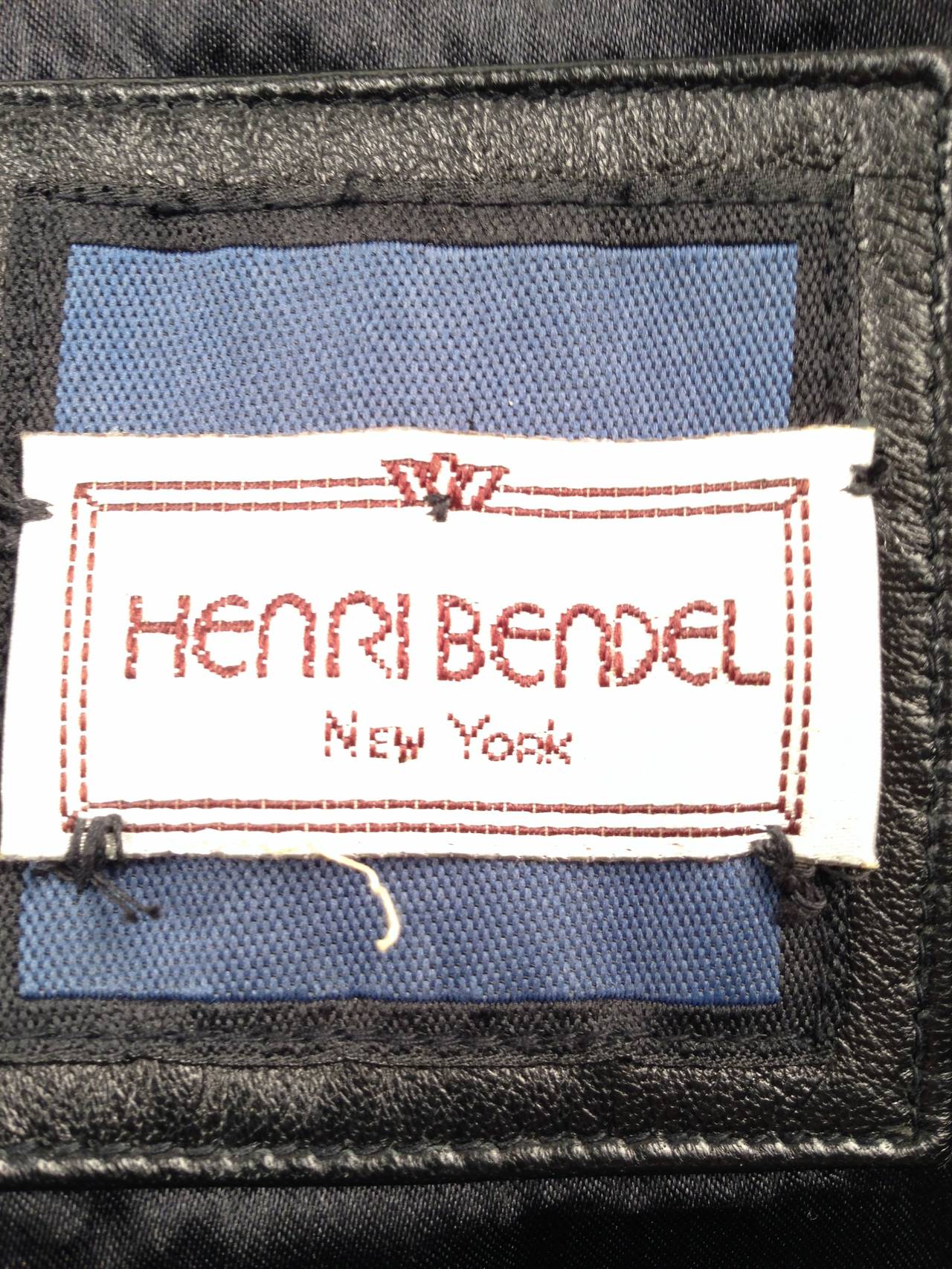 Henri Bendel Black Trench Coat For Sale 4