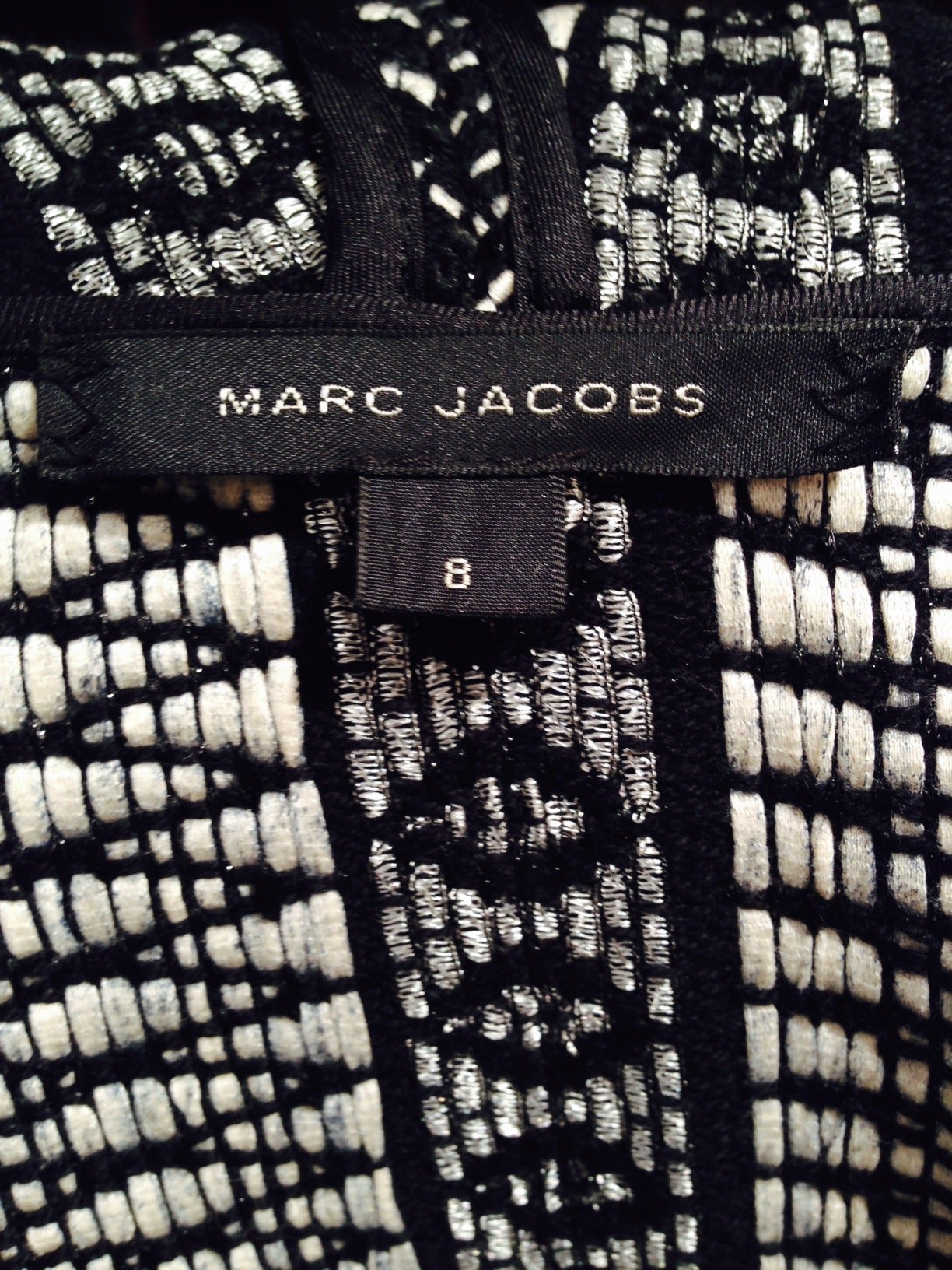 Marc Jacobs Zig Zag Belted Wrap Sweater Jacket 2