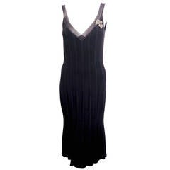 Blumarine Sleeveless Stretch Sheath Dress With Trumpet Hem 4