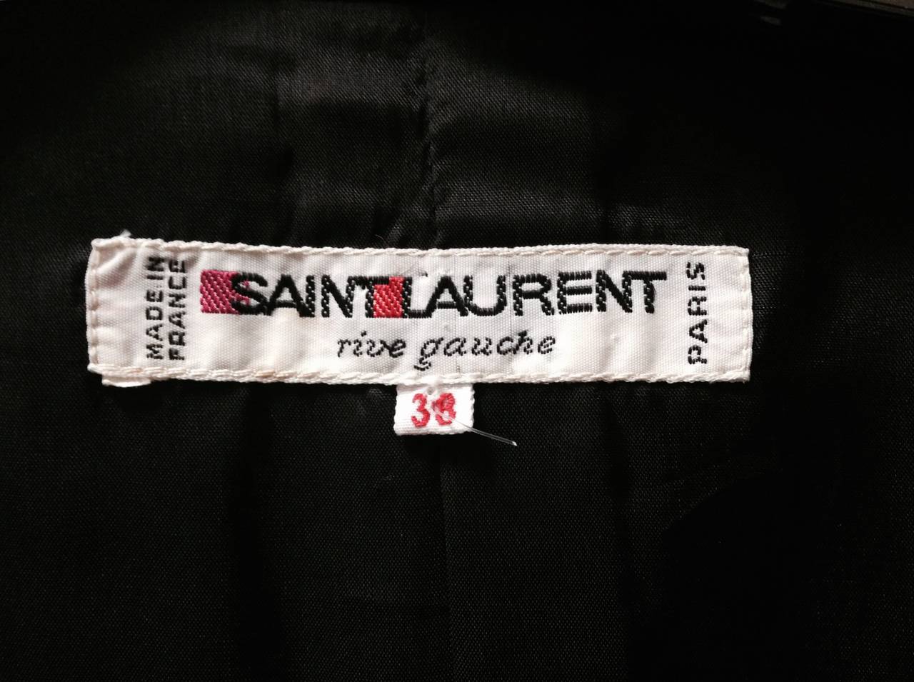 Vintage Saint Laurent Rive Gauche Satin 