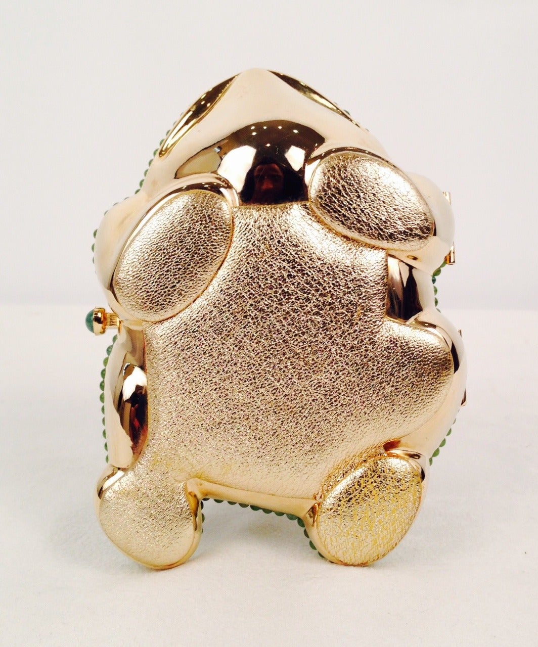 Vintage Judith Leiber Frog Convertible Clutch Minaudiere For Sale 1
