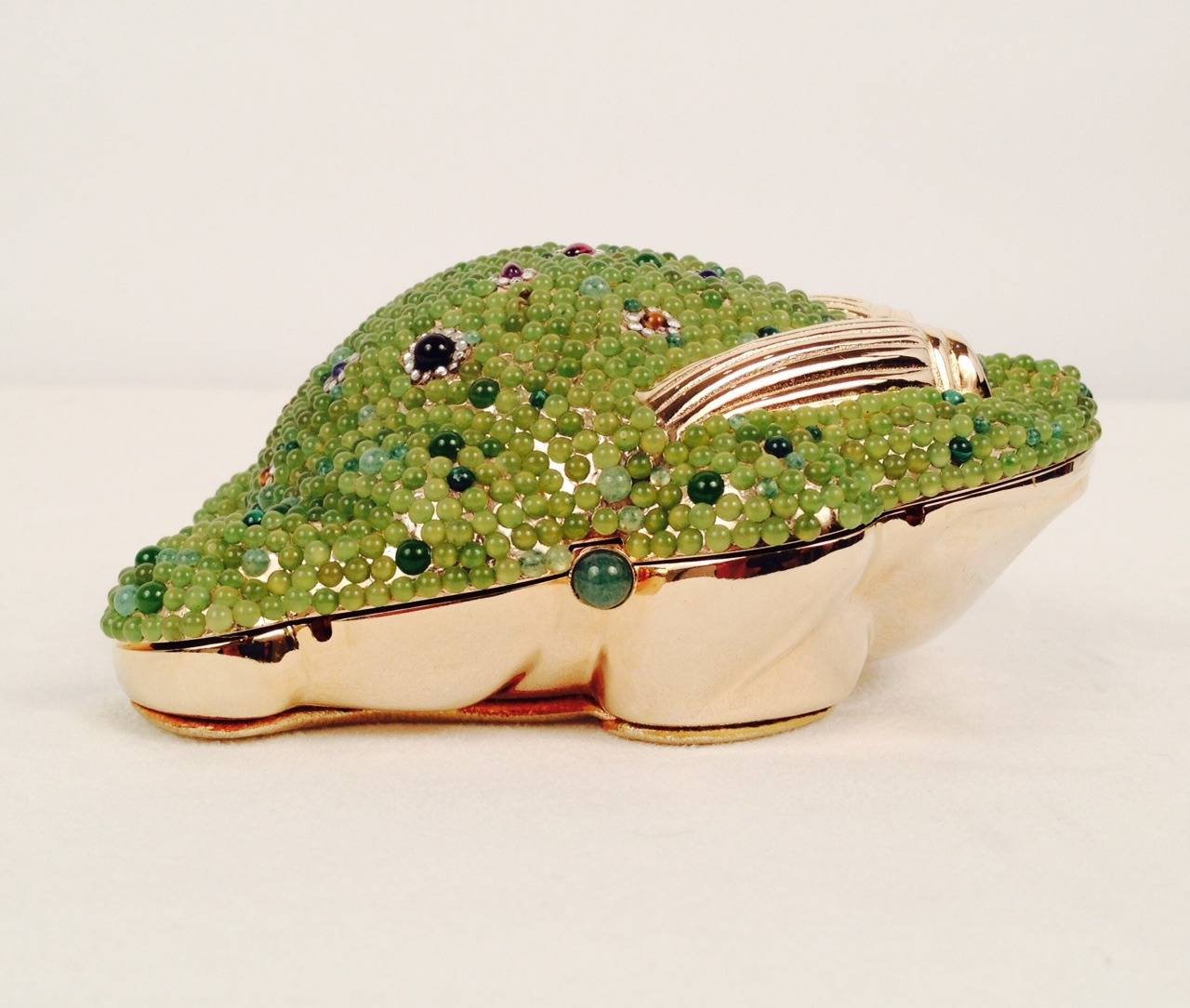 Women's Vintage Judith Leiber Frog Convertible Clutch Minaudiere For Sale