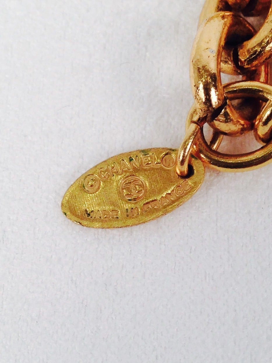 Women's 1980s Chanel Runway Coat Of Arms Sophisticated Choker For Sale