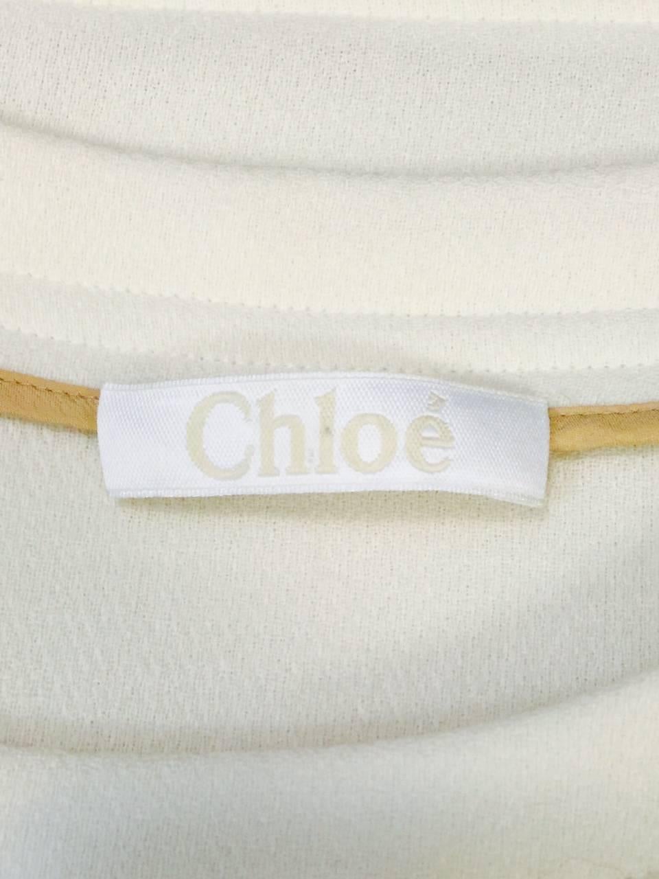 Women's Chloe Architectural Ivory Virgin Wool Blouse With Adjustable Sides 