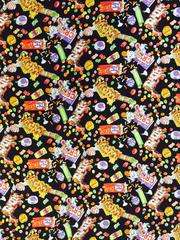 Nicole Miller Silk Jaquard Sweet Tooth Large Carre