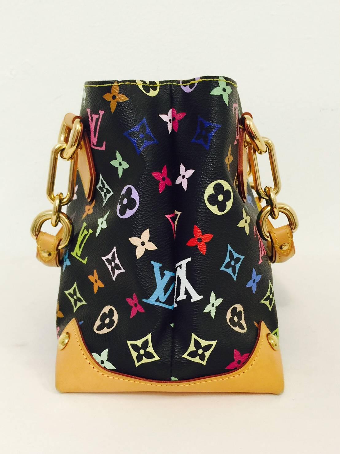 Louis Vuitton Audra Satchel With 7 Bonus Charms - Very Good Condition  In Good Condition In Palm Beach, FL