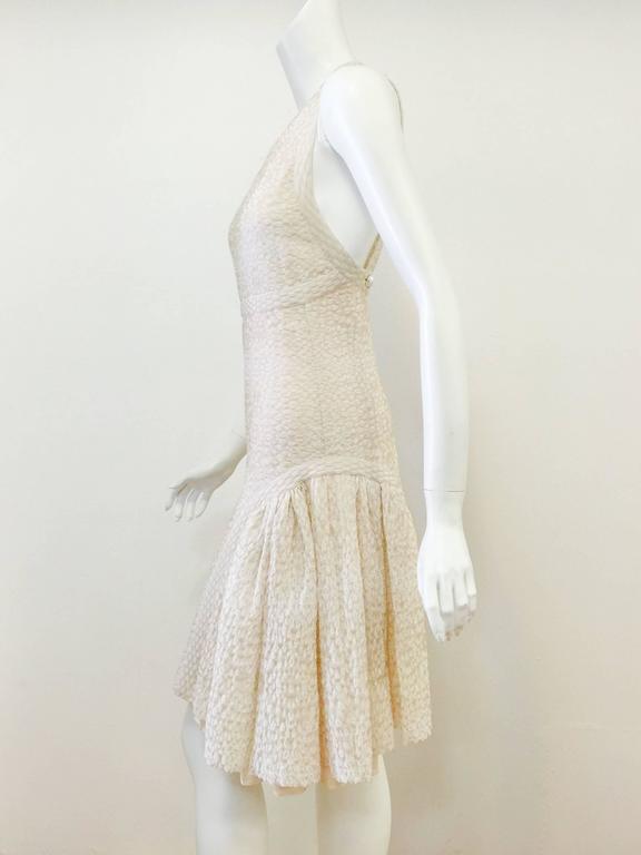 New Chanel Spring 2012 Cotton/Stretch Sleeveless Dress Fitted/Flared ...