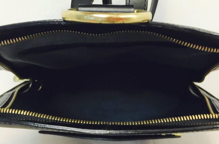 New Louis Vuitton Gobelins Black Epi Backpack With Alcantara Lining at 1stdibs