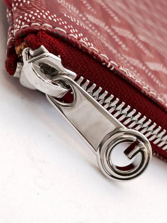 Goyard Goyardine Senat Pochette GM - Red Clutches, Handbags