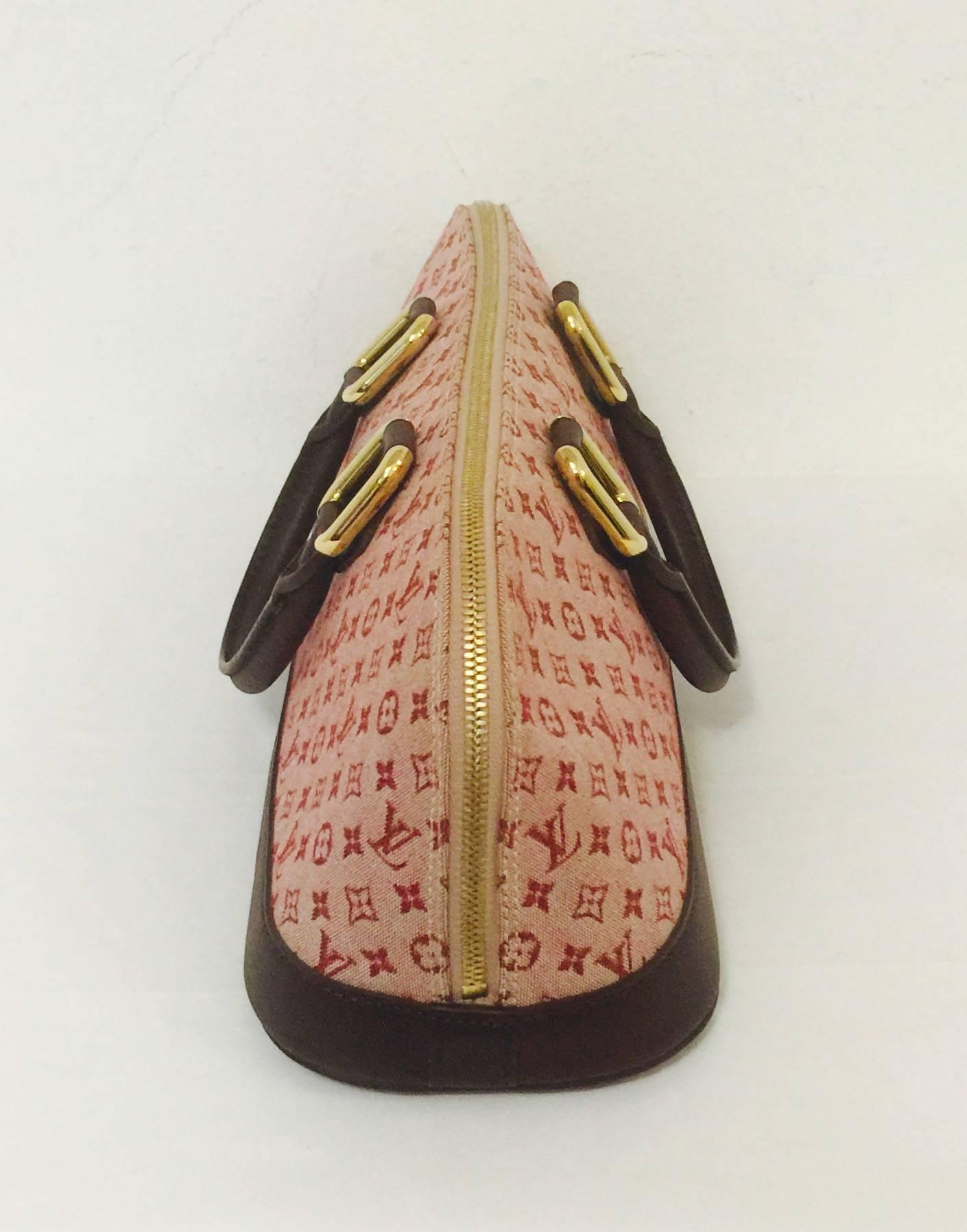Mini Lin Cerise Alma von Louis Vuitton, langer, ausgezeichneter Zustand im Zustand „Hervorragend“ in Palm Beach, FL