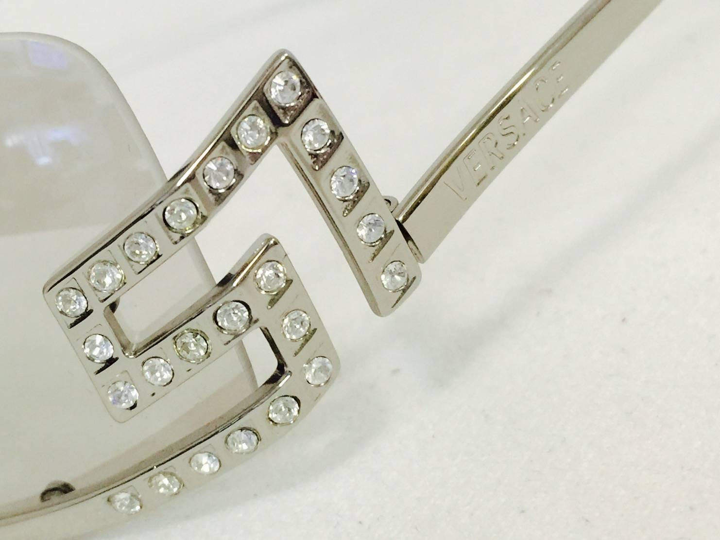 silver wraparound sunglasses