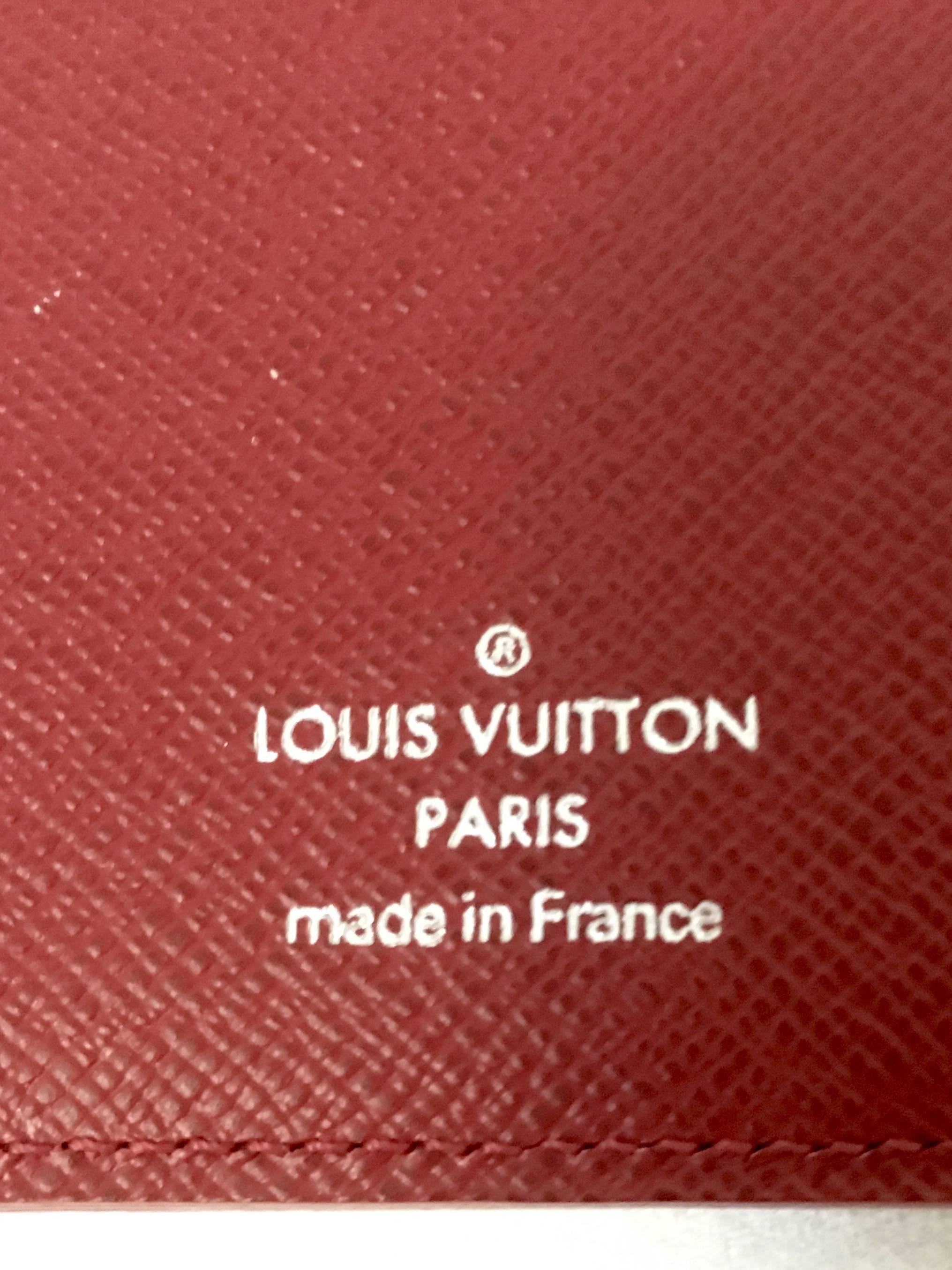 Louis Vuitton Rubis Epi Leather Eugenie Wallet  In Excellent Condition In Palm Beach, FL