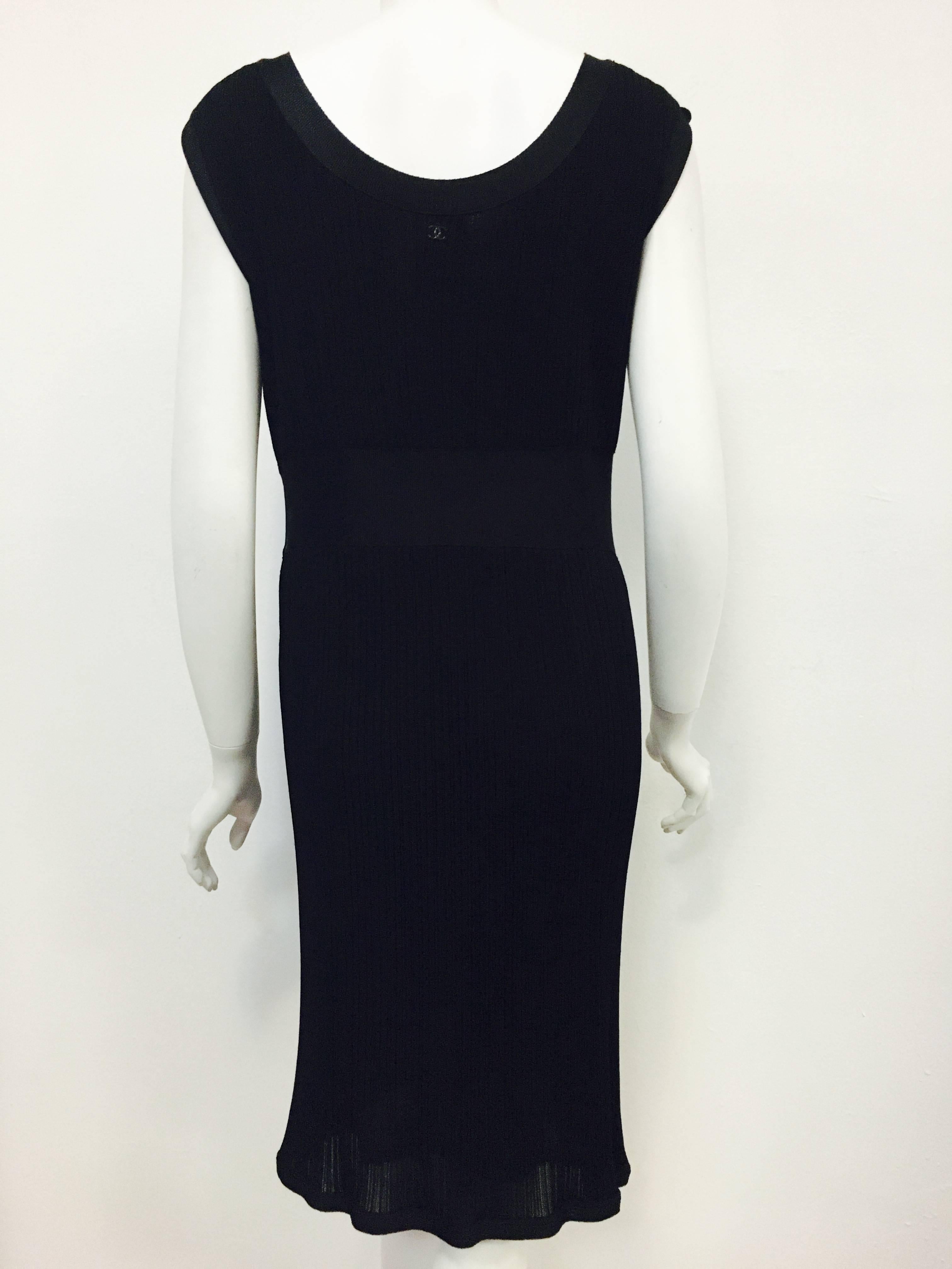 Charming Chanel Little Black Dress In Excellent Condition In Palm Beach, FL