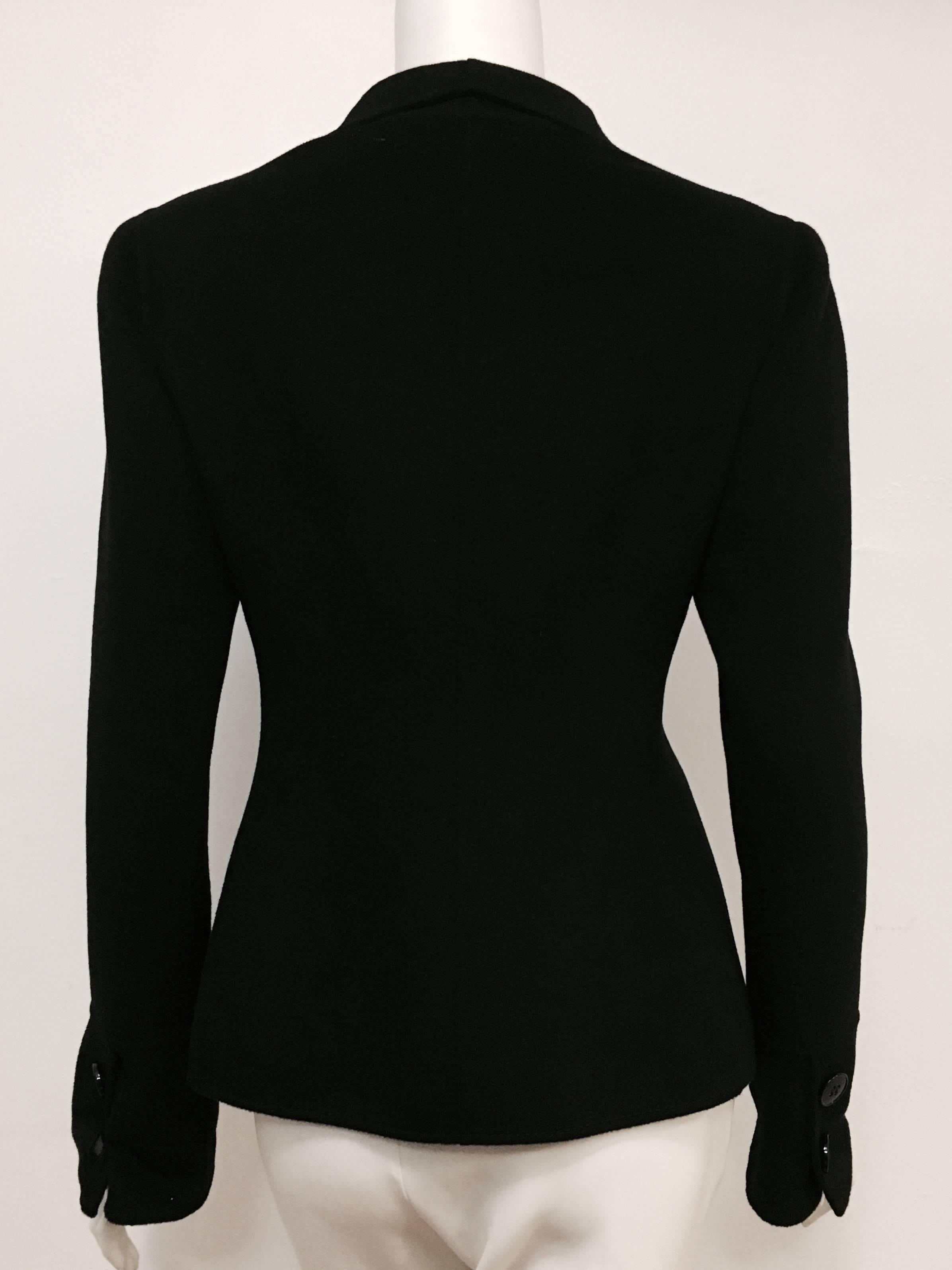Black Venerable Valentino Cashmere Jacket