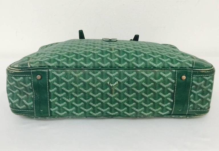 Goyard Goyardine Trunk Briefcase - Green Trunks & Steamers, Luggage -  GOY22784