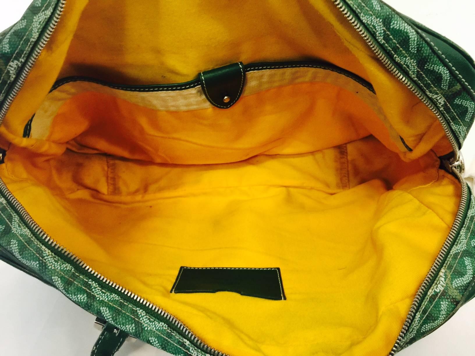 Goyard Grüne Goyardine Ambassade Aktentasche 5