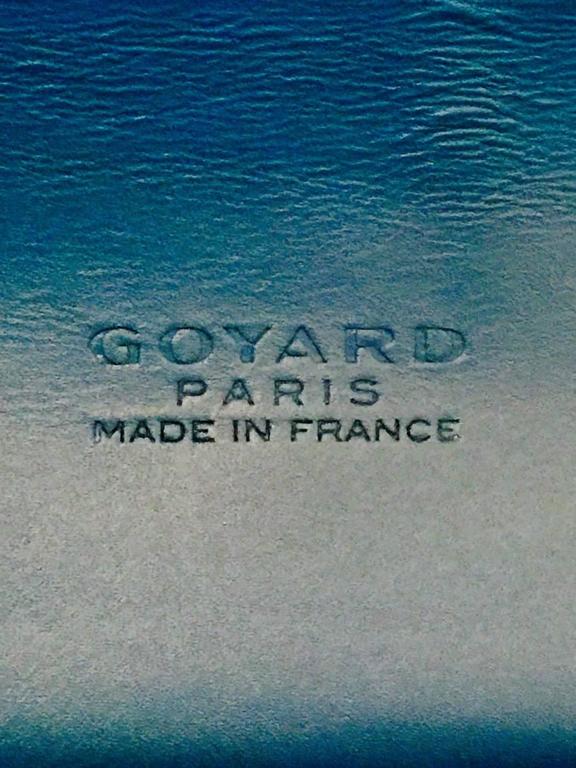 Goyard Blue Goyardine Urbain Messenger Cross Body Shoulder Bag at