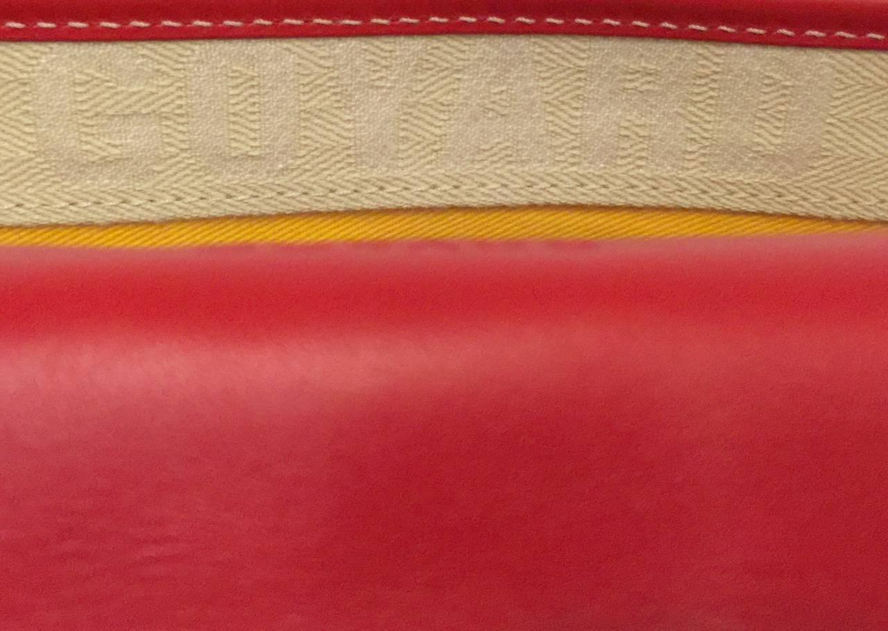 Goyard Red Goyardine Canvas Belevedere Crossbody Bag MM 1