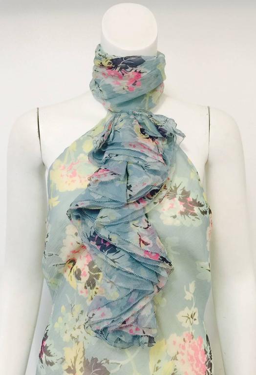 Ralph Lauren Collection Floral Print Silk Bias Cut Halter Dress With  Ruffles For Sale at 1stDibs | ralph lauren halter dress, ralph lauren  collection gown, ralph lauren collection sale