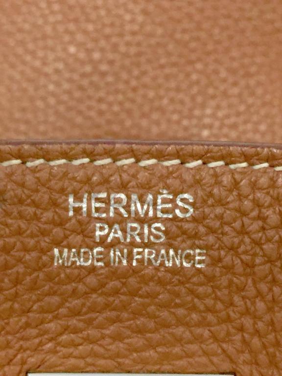 Hermès Birkin 35 Gris Tourterelle Togo with Palladium Hardware - 2009