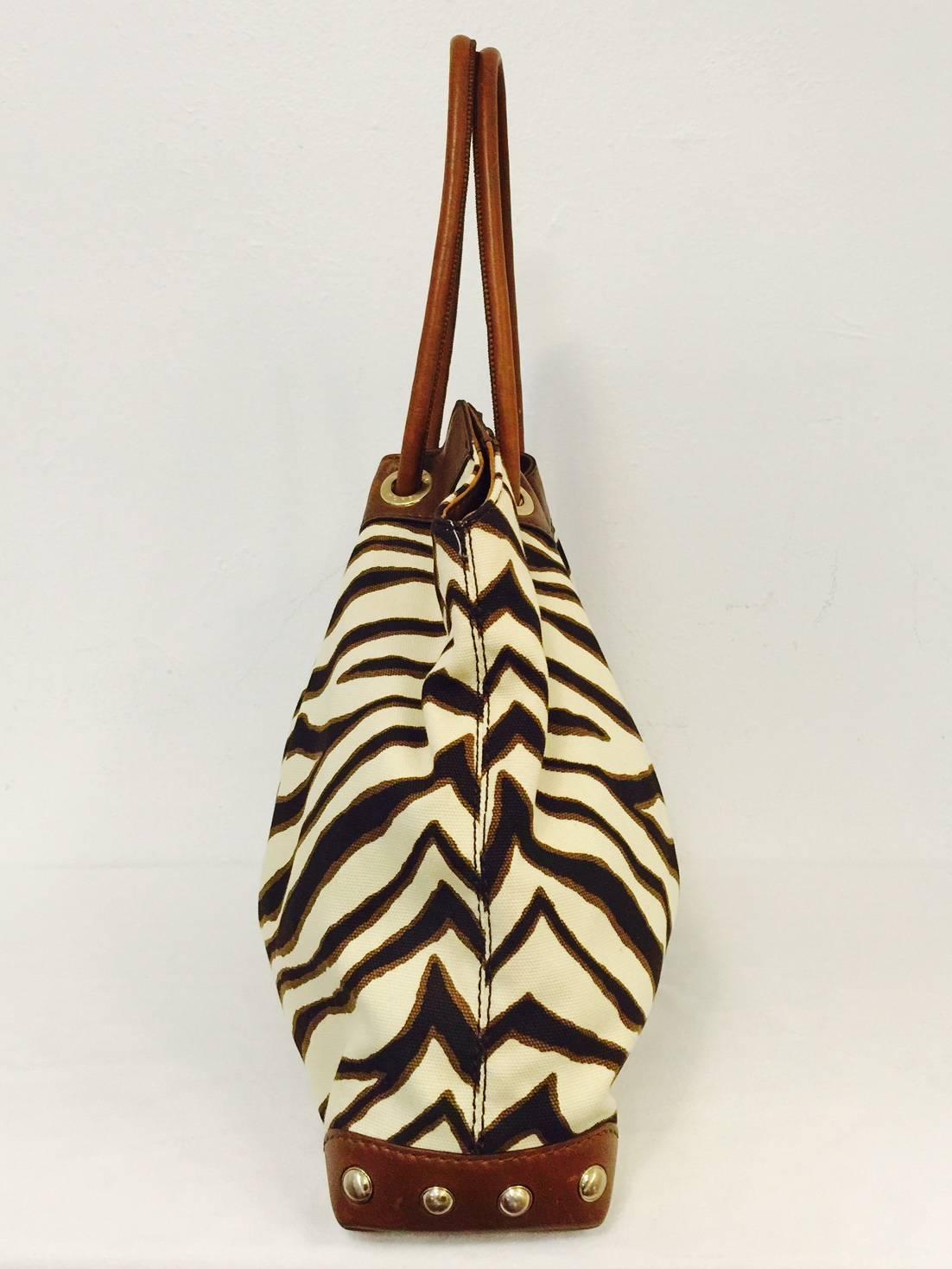michael kors zebra print bag