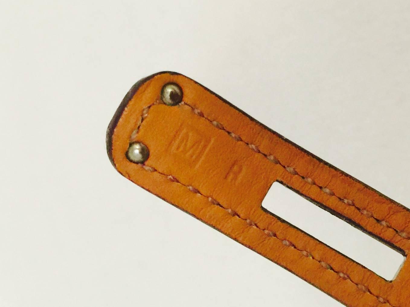 Women's 2009 Hermes Purple Micro Kelly Bracelet With PHW