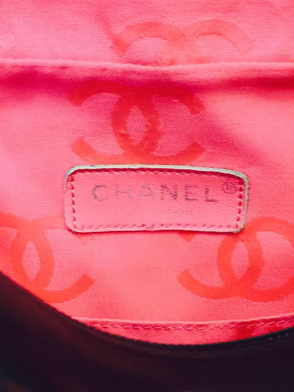 Chanel Large Black Diamond Quilted Cambon Reporter Bag Serial No. 8848673 1