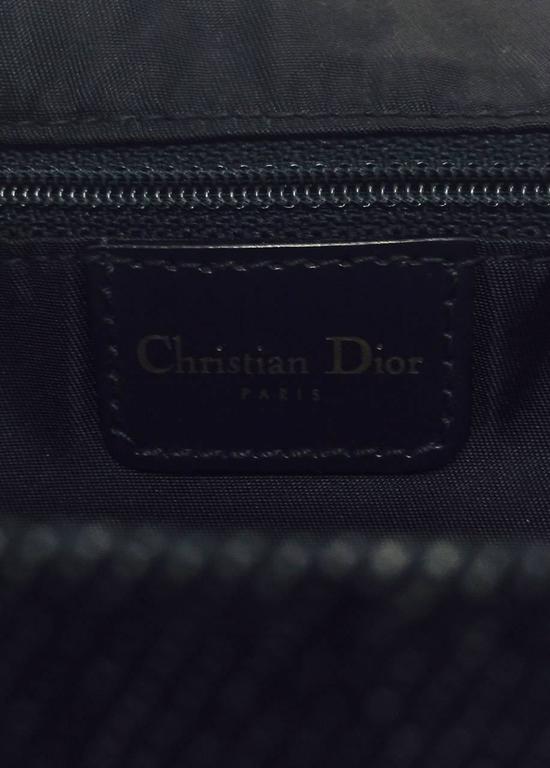 Christian Dior Patch Denim Malice Shoulder Bag With Navy Leather Trim ...