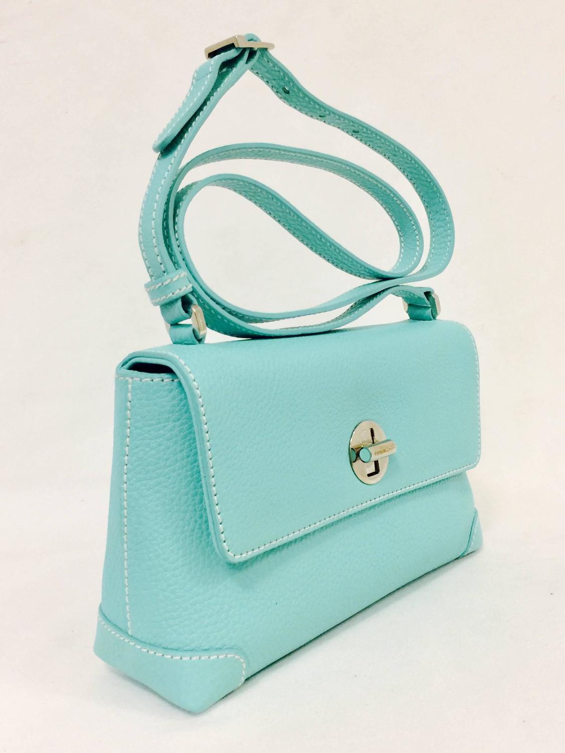 Tiffany and Co. Robin Egg Blue Metropolitan Cross Body Bag Above