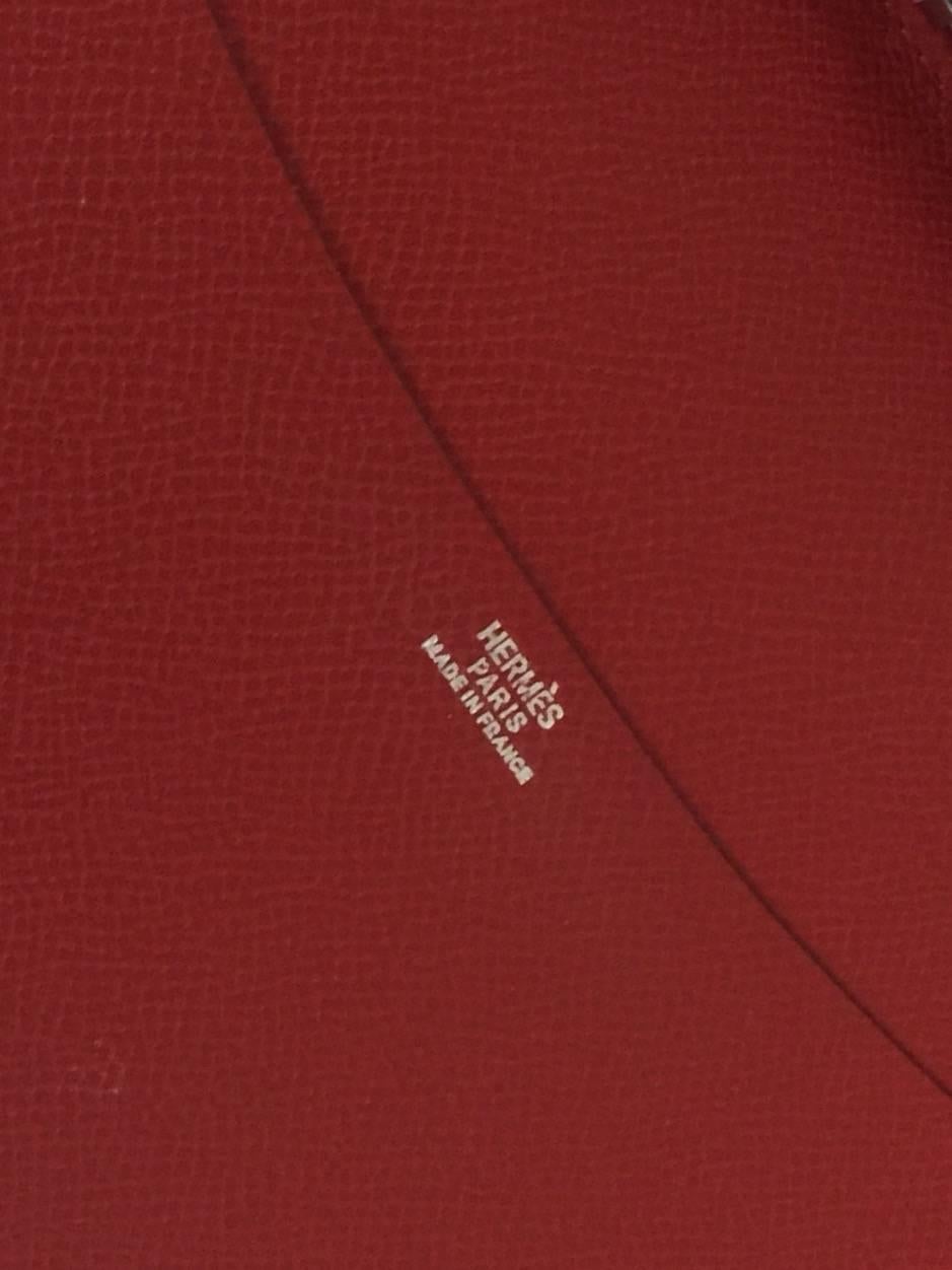 New Hermes Rouge Note Book/Address Book perfectly complements a 