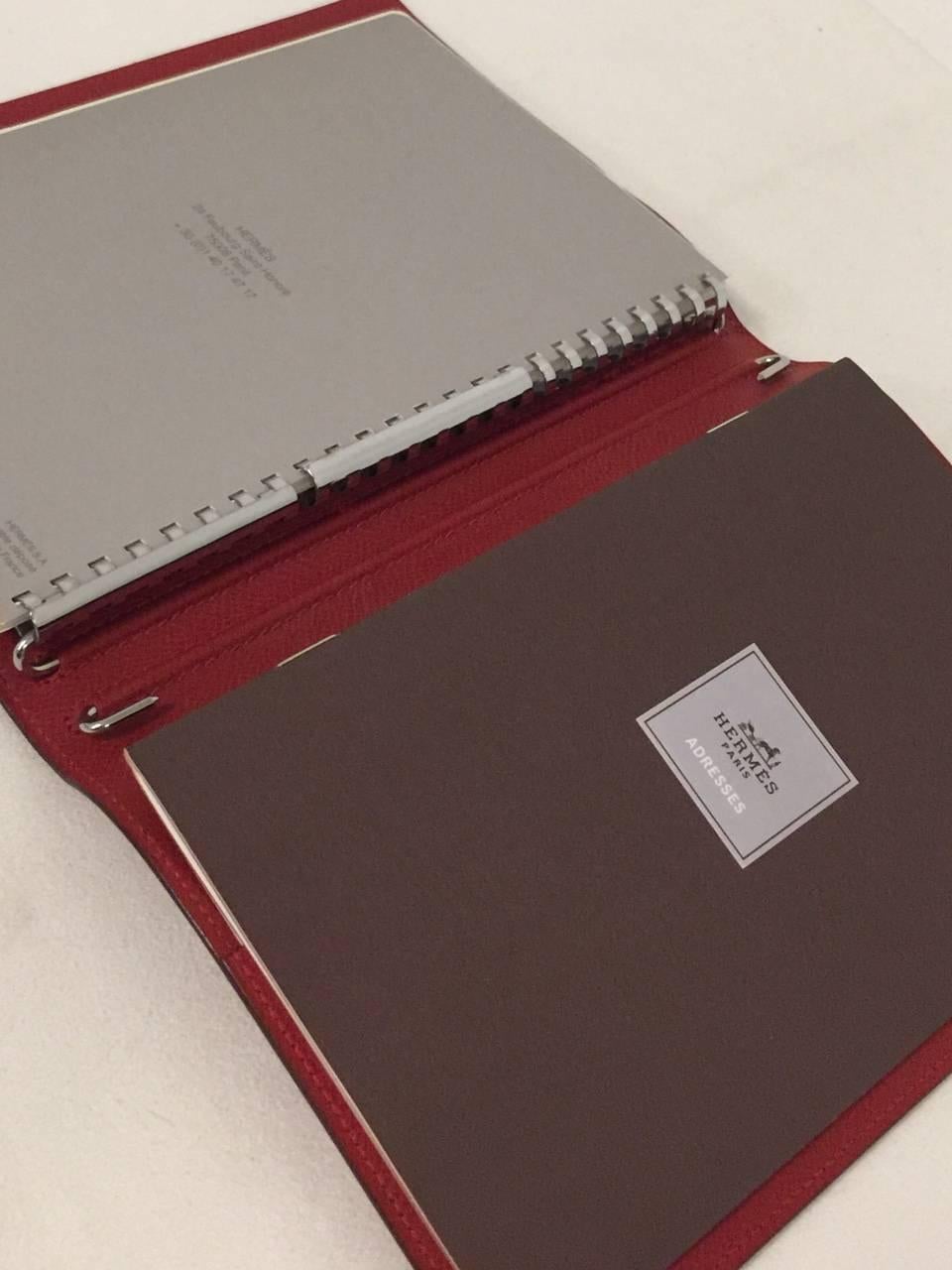 hermes notebook cover sizes