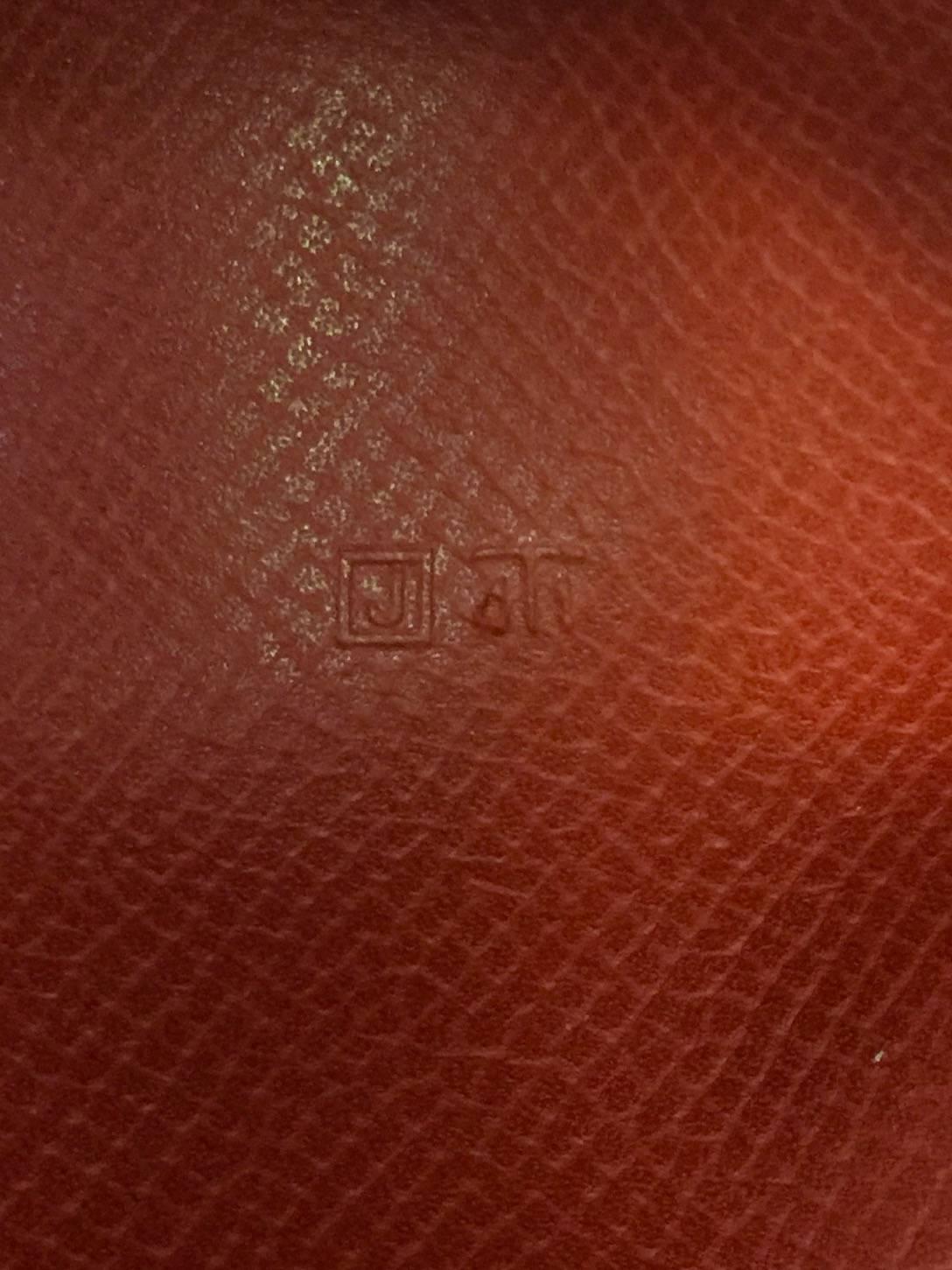 Women's or Men's New 2006 Hermes Rouge Veau Epsom Notebook/Address Book