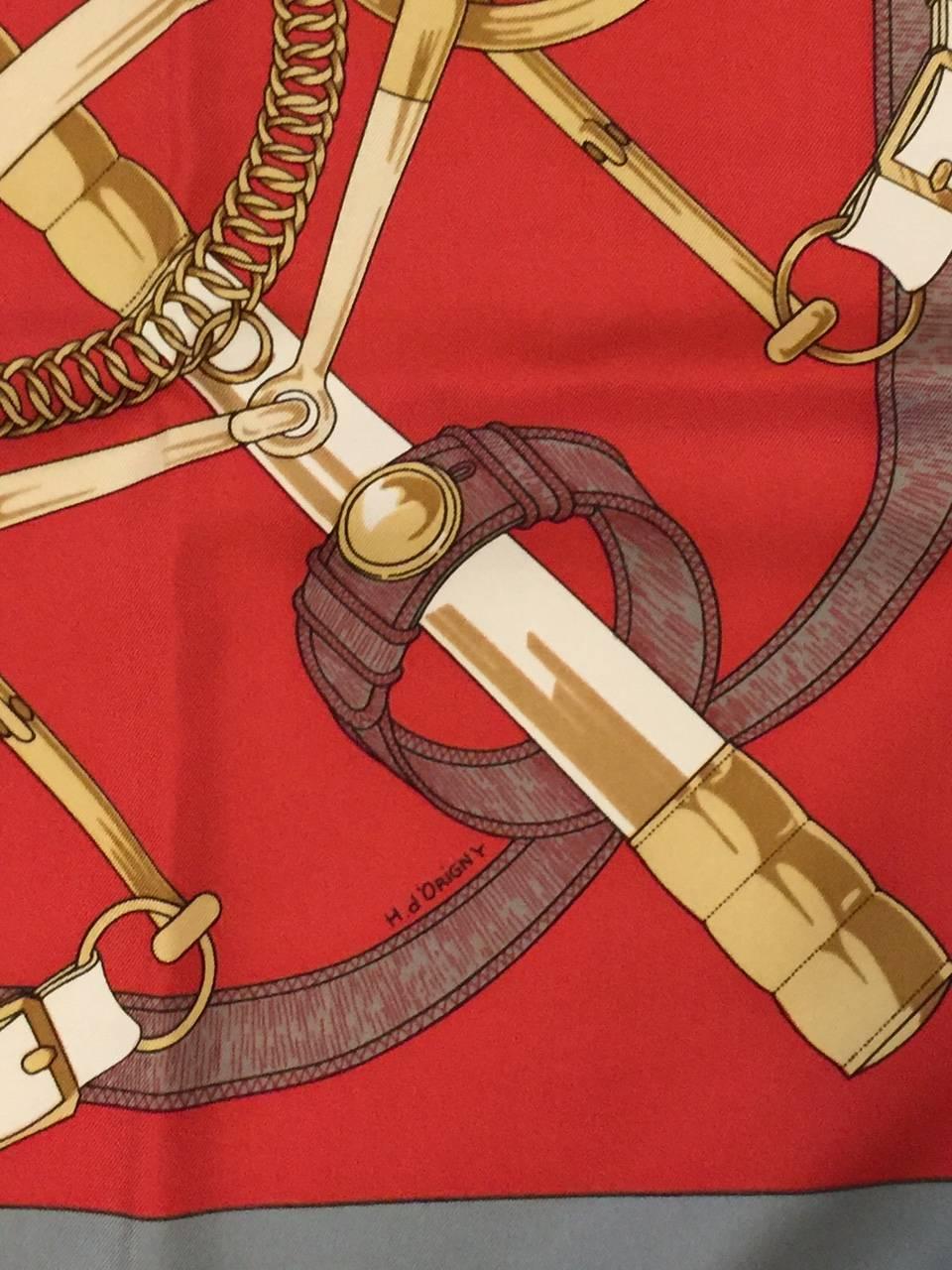 hermes eperon d'or silk scarf