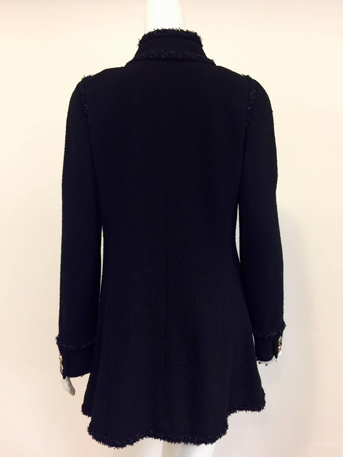 black chanel coat