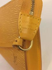 Louis Vuitton Epi Pochette Accessories 21 Tassil Yellow