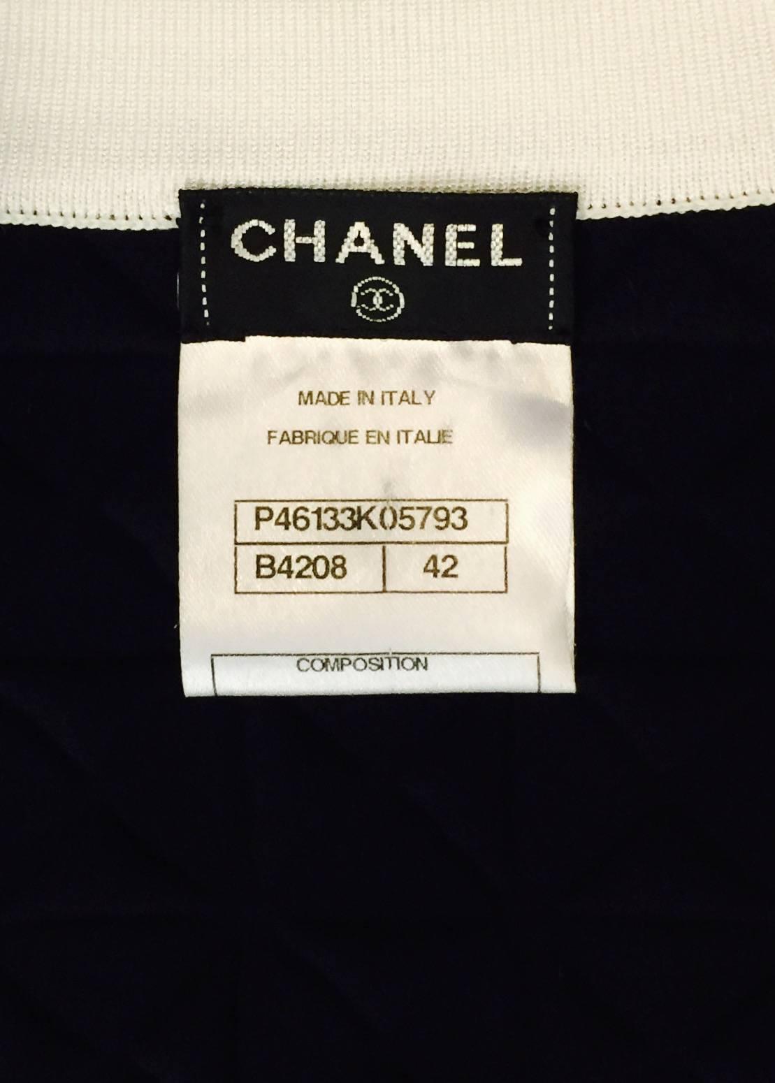 Chanel Black Architectural 3-Dimensional Quilted Jacket W Faux Pearl Buttons 2