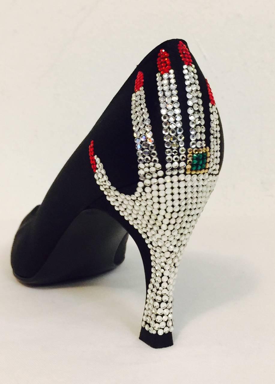 stuart weitzman swarovski crystal shoes