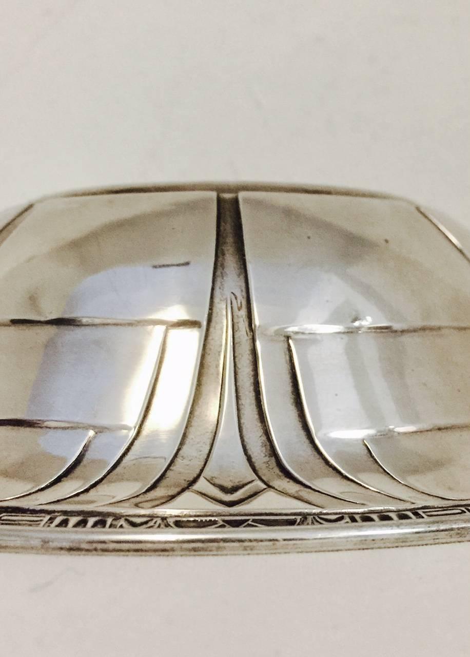 Women's or Men's Extremely Rare Beautiful 1930 Deco Pattern Alvin Sterling Silver Bowl