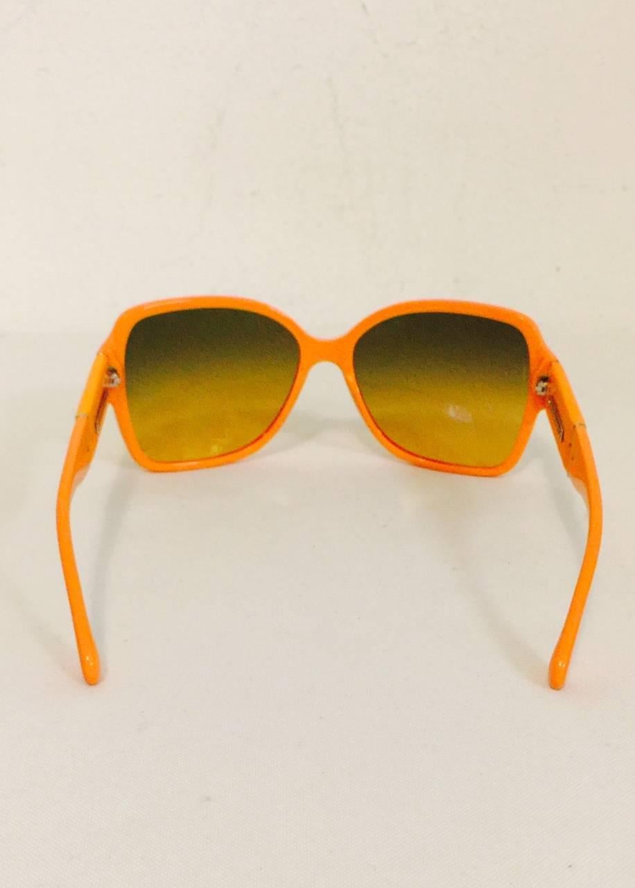 chanel sunglasses orange