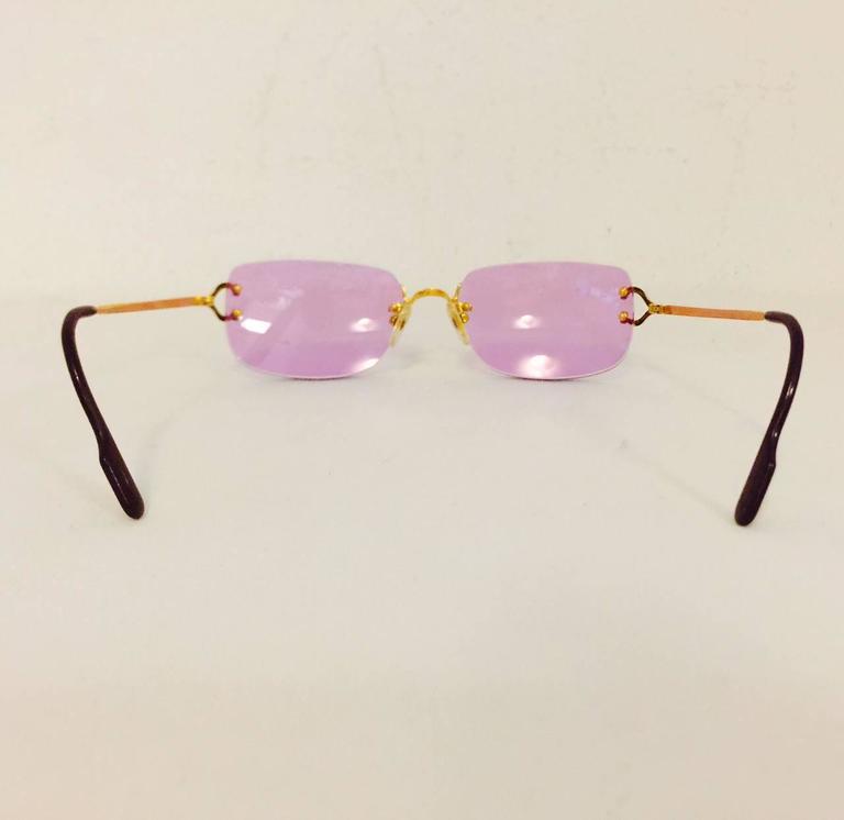 cartier sunglasses pink