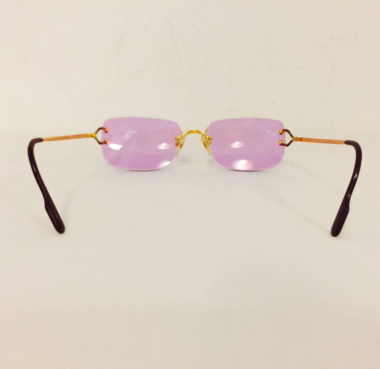 pink cartier frames