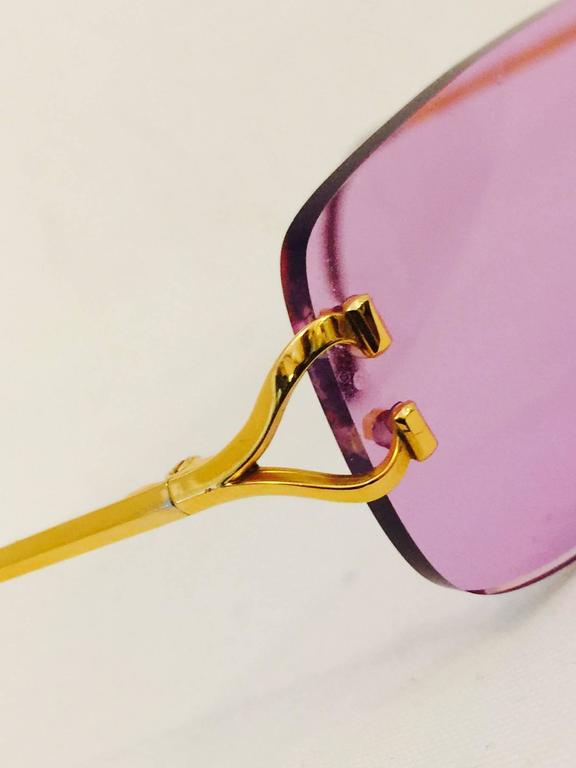 cartier sunglasses pink