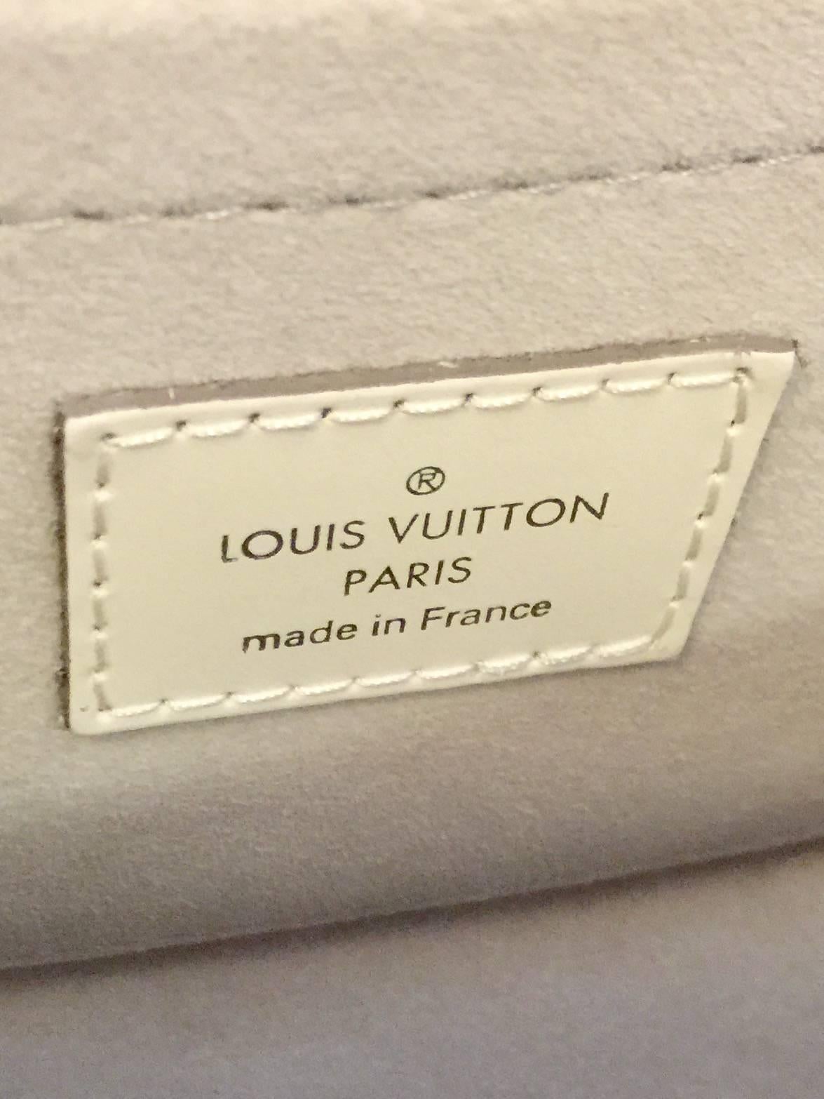 Louis Vuitton Ivory Epi Pochette Montaigne  1