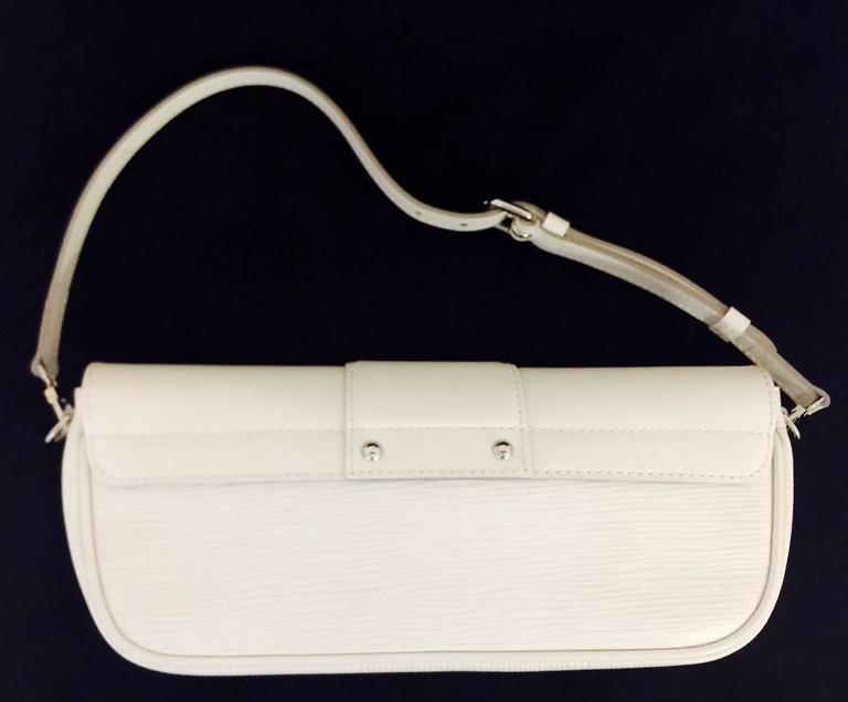 Louis Vuitton Ivory Epi Leather Montaigne Clutch Bag at 1stDibs