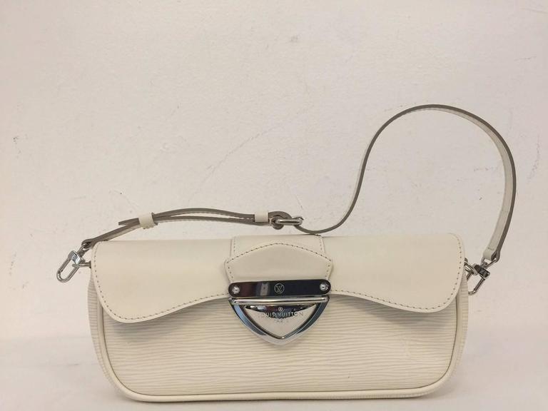 Louis Vuitton Vintage - Epi Pochette Montaigne Bag - White Ivory